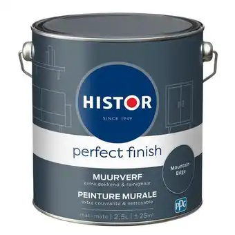 Praxis Histor Perfect Finish Muurverf - Mat - Mountain Edge - 2,5L aanbieding