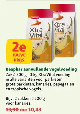 Maxi Zoo Beaphar aanvullende vogelvoeding aanbieding