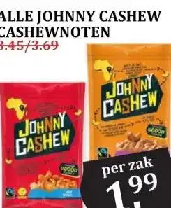 MCD Supermarkt ALLE JOHNNY CASHEW CASHEWNOTEN aanbieding