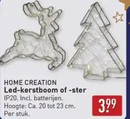 ALDI Led-kerstboom of -ster aanbieding