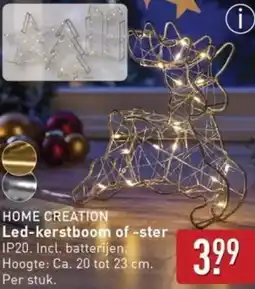 ALDI Led-kerstboom of -ster aanbieding