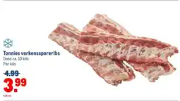 Makro Tonnies varkensspareribs aanbieding