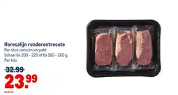 Makro Horecalijn runderentrecote aanbieding