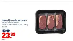Makro Horecalijn runderentrecote aanbieding