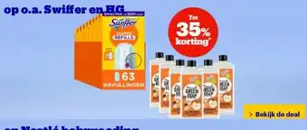 Bol.com op o.a. Swiffer en HG aanbieding