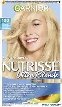 Bol.com Garnier Nutrisse Ultra Blond 100 - Zeer Zeer Licht Natuurlijk Blond - Verheldering aanbieding