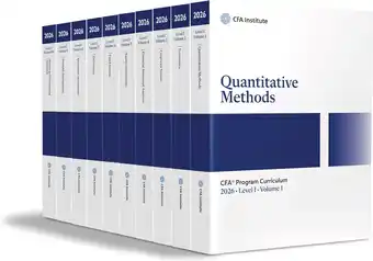 Amazon 2026 CFA Program Curriculum Level I Box Set aanbieding