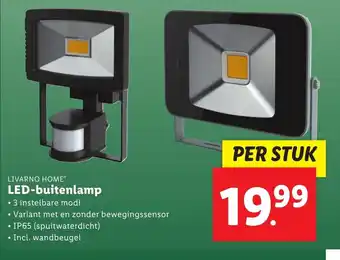 Lidl LED-buitenlamp aanbieding