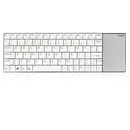 Bol.com Draadloos multimedia toetsenbord touchpad E2710 wit QWERTY aanbieding