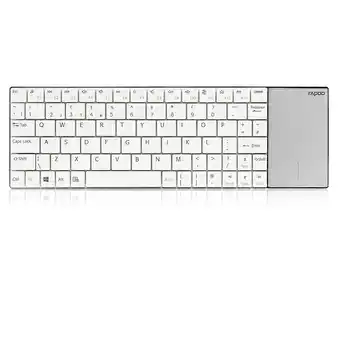 Bol.com Draadloos multimedia toetsenbord touchpad E2710 wit QWERTY aanbieding