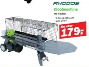 Van Cranenbroek RHODOS Kloofmachine aanbieding