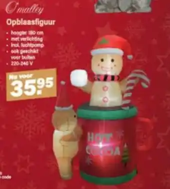 Van Cranenbroek O'malley Opblaasfiguur aanbieding