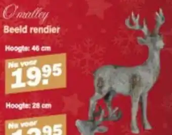 Van Cranenbroek O'malley Beeld rendier aanbieding