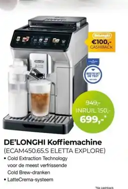 EP Beerepoot DE'LONGHI Koffiemachine aanbieding