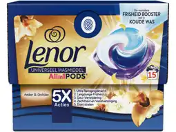 Hoogvliet Lenor All-in 1 pods orchidee aanbieding