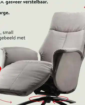 Profijt Meubel Relaxfauteuil benoni in stof ranch aanbieding