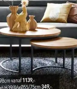 Pronto wonen Salontafelset Lunata aanbieding