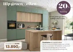 Bouwhof Eucalyptus en rustiek eiken aanbieding
