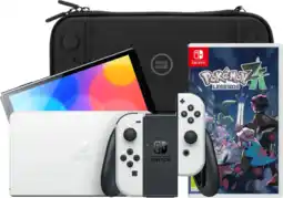 Coolblue Nintendo Switch OLED Wit + Pokémon Legends: Z-A + BlueBuilt Beschermhoes aanbieding