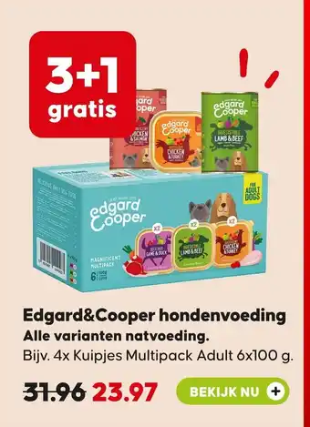Pets Place Edgard&Cooper hondenvoeding aanbieding