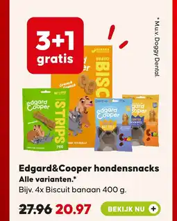 Pets Place Edgard&Cooper hondensnacks aanbieding