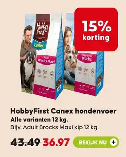 Pets Place HobbyFirst Canex hondenvoer aanbieding