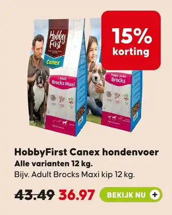 Pets Place HobbyFirst Canex hondenvoer aanbieding