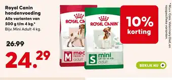 Pets Place Royal Canin hondenvoeding aanbieding