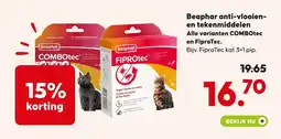 Pets Place Beaphar anti vlooien en tekenmiddelen aanbieding