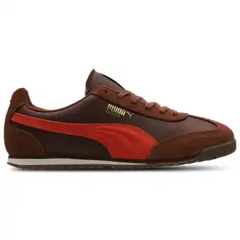 Foot Locker Puma Arizona Retro Sneakers Dames - Bruin - Maat 37 - Nylon aanbieding