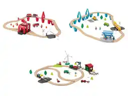 Lidl lupilu Houten treinset aanbieding