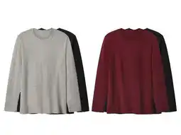 Lidl esmara Men Set van 2 heren shirts met lange mouwen aanbieding