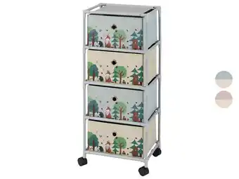 Lidl LIVARNO Kinder kast op wielen aanbieding