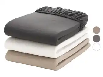 Lidl LIVARNO Jersey hoeslaken 180-200 x 200 cm aanbieding