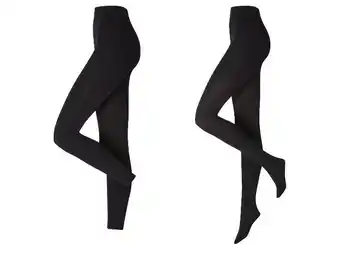 Lidl esmara Dames thermopanty of -legging 100 DEN aanbieding