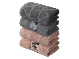 Lidl LIVARNO Set van 2 handdoeken 50 x 100 cm aanbieding