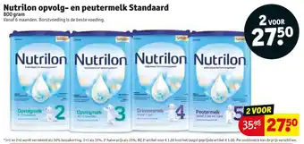 Kruidvat Nutrilon opvolg- en peutermelk Standaard aanbieding
