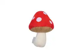 Welkoop Beeztees Paddenstoel Toad - Knuffel - Hondenspeelgoed - Rood - 20x15x14 cm aanbieding