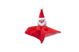 Welkoop Beeztees Doek Kerstman - Knuffel - Hondenspeelgoed - Rood - 21x15 cm aanbieding