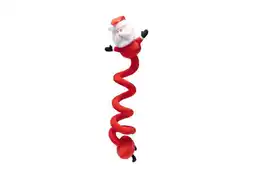 Welkoop Beeztees Kerstman Spiraal - Knuffel - Hondenspeelgoed - Rood - 32,5x16x8 cm aanbieding