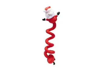 Welkoop Beeztees Kerstman Spiraal - Knuffel - Hondenspeelgoed - Rood - 32,5x16x8 cm aanbieding
