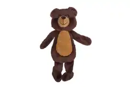 Welkoop Beeztees Beer Balu - Knuffel - Hondenspeelgoed - Bruin - 40x13x12 cm aanbieding