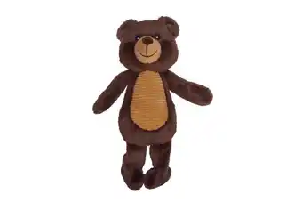 Welkoop Beeztees Beer Balu - Knuffel - Hondenspeelgoed - Bruin - 40x13x12 cm aanbieding