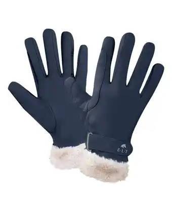 Welkoop ELT St. Moritz - Paardrijhandschoenen - S - Blauw aanbieding
