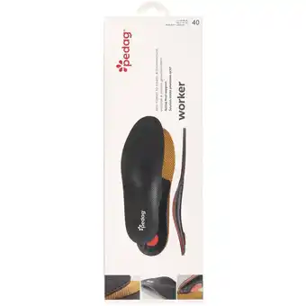 Welkoop Pedag Worker - Inlegzool - Zwart aanbieding