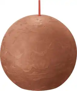 Intratuin Bolsius bolkaars Rustiek Shine bruin 25 uur D 7,6 H 7,1 cm aanbieding
