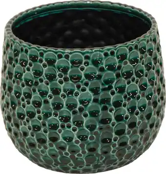 Intratuin Mega Collections bloempot Drops blauw D 15 H 13 cm aanbieding