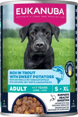 Intratuin Eukanuba natvoer Life Care adult forel en zoete aardappelen 400 g aanbieding