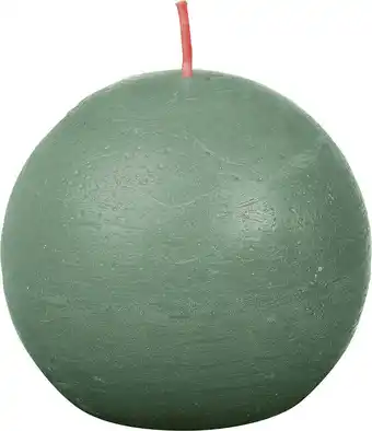 Intratuin Bolsius bolkaars Rustiek Shine donker groen 25 uur D 7,6 H 7,1 cm aanbieding