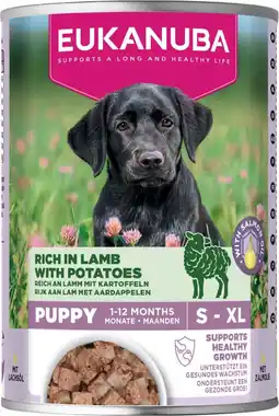 Intratuin Eukanuba natvoer Life Care puppy lam en aardappelen 400 g aanbieding